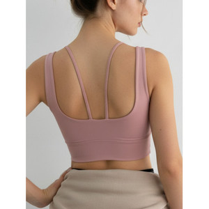 Good to the Limit Soutien-gorge de sport simple dos nageur, maintien élevé, ajustement performant, pour femme, sans couture, coupe courte, pour l'entraînement - Product Image 4