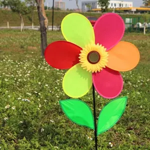 Jardin extérieur En Plastique Bon Marché Enfants Intéressant Décorer Petit Moulin À Vent Jouets À Vendre