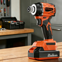 Perceuse/visseuse sans fil 21V à moteur brushless, couple élevé 230N, éclairage 360° sans ombre pour bricolage et rénovation domestique