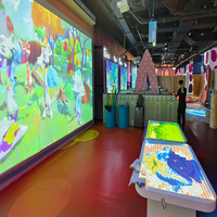 Sistema de Dibujo Interactivo Inmersivo Personalizado con Proyección y Pintura Digital para Niños en Áreas de Juego Comerciales Interiores