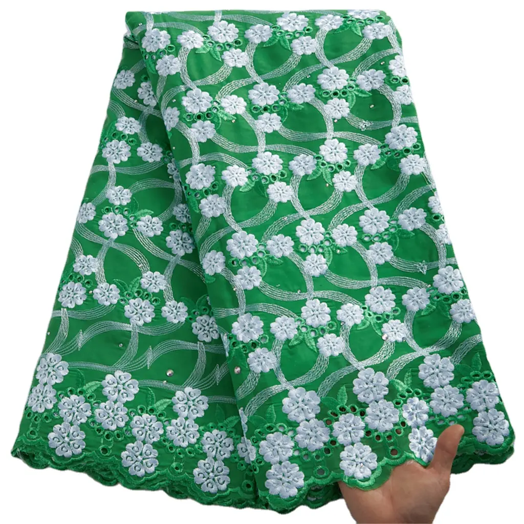 2775最新の花刺繍ナイジェリアレース生地高品質2022布縫製ドレス