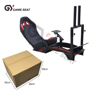 GY046-4 Fabrikant Groothandel Op Maat Sim Racing Gaming Cockpit Stoel Bewegingsgame Stoel voor Logitech G29, G25, G27, G920, PXN, MOZA, Wii - Product Image 1