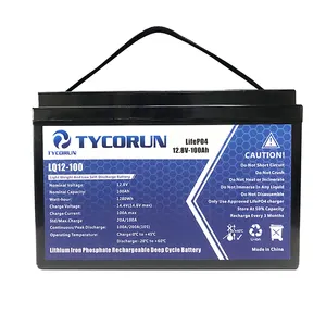 Batteria solare agli ioni di litio Tycorun 12V 100ah batteria 12v 100ah Lifepo4