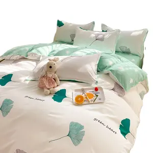 Nhà Sản Xuất Nhà Dệt 4 Pcs Nữ Hoàng Kích Thước Chăn Duvet Cover Set Tấm & Gối Bộ Gối Bìa Không Gian Sang Trọng Vua Bộ Đồ Giường