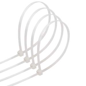 Bridas de poliamida (40 unidades) 3,6 x 200 mm, blancas, resistentes y flexibles, ideales para organizar cables y sujetar objetos. - Product Image 1