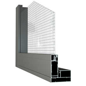 Porte moustiquaire à charnières en alliage d'aluminium de la série Premium Astral Ultra 128 avec moustiquaire en acier inoxydable 304 pour usage résidentiel - Product Image 6