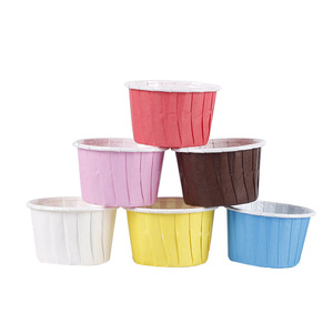 แม่พิมพ์เค้กมัฟฟินแบบใช้แล้วทิ้งเกรด<span class=keywords><strong>อาหาร</strong></span>ใช้อบเค้กแบบฟิล์มม้วนติดผนังแบบแผ่นเดียวขายส่งพร้อมพิมพ์ปั๊ม - Product Image 1