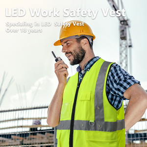 Gilet de sécurité réfléchissant à Led avec Logo personnalisé, haute visibilité, pour les travailleurs et les ingénieurs, vente en gros - Product Image 5