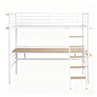 Ensemble de lit portable en acier, minimaliste et moderne, pour étudiants, hôtels, appartements, dortoirs, chambres, entrepôts