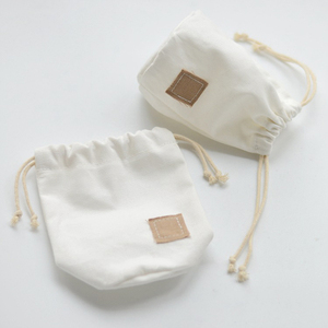 Sacs en toile de coton écologiques avec logo personnalisé, sacs à cordon, sacs pour bijoux, chaussures, produits cosmétiques, sacs anti-poussière - Product Image 5