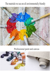 Lukisan minyak karya seni terkenal lukisan tangan 100% pemandangan jalan Paris dekorasi rumah terlaris - Product Image 6