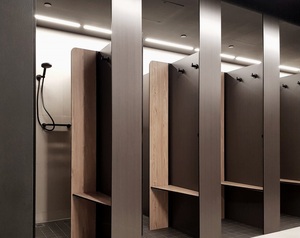 Panel de Laminado Compacto Fenólico HPL Ecológico y Resistente a Impactos <span class=keywords><strong>para</strong></span> División de <span class=keywords><strong>Baños</strong></span> y Urinarios en <span class=keywords><strong>Baños</strong></span> Públicos - Product Image 1