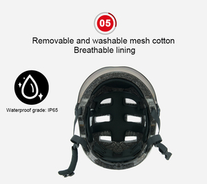 Hàng Mới Về Mũ Bảo Hiểm Thông Minh Đạp Xe Đèn Led Mũ Bảo Hiểm Bảo Vệ Xe Đạp Thể Thao Mũ Bảo Hiểm Che Giữa Xe Tay Ga Có Ống Kính - Product Image 6