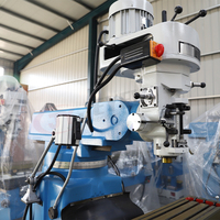 Mini-fraiseuse à tourelle bleu-blanc M4 de haute précision, durable et compacte, fabriquée en Chine