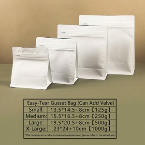 Sachet de café personnalisé, sachet d'emballage alimentaire, sachet en plastique et aluminium, sachet de thé autoportant, sachet octogonal auto-scellant - Product Image 2
