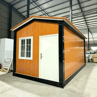 Maison préfabriquée en conteneur à toit en pente avec design de drainage des eaux pluviales pour l'hébergement des travailleurs tropicaux