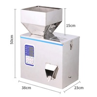 Machine de Remplissage et Pesage Quantitative Semi-Automatique de Bureau, Haute Qualité, Personnalisée, pour Poudre de Matcha, Lait, Café, Piment (50-500g)