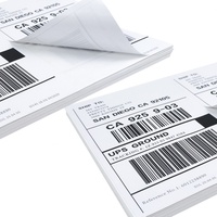 Étiquettes autocollantes A4 pour imprimante laser/jet d'encre, 100 feuilles, pour adresses d'expédition