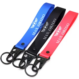 BSBH Wholesale Polyester Cool Short Wristlet Keychain Holder For Daily Hand Wrist Lanyard For Keys Wallets Mobile Phone Lanyards