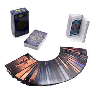 Diseño personalizable, naipes de <span class=keywords><strong>Tarot</strong></span> de tamaño completo para juego de guías, impresas en papel para uso familiar exquisitas cajas, logotipo personalizado - Product Image 1