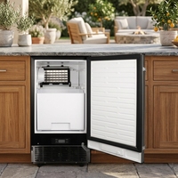 Machine à glaçons à porte simple NES-36FS-8 pour bar de café, sous comptoir, autonettoyante, production de 36 kg de glaçons en cubes