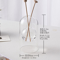 Diffuseur de parfum à bâtonnets sans flamme, flacon vide pour huiles essentielles, design minimaliste, parfum premium, décoration