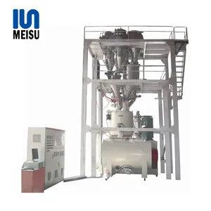 PVC automatic mixing line Automatic Plastic PVC Powder Feeding Dosing Mixing Compounding Production Line