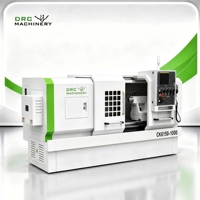 Torno CNC CK6150 con Eje de 500 mm, Bancada Plana de 1000 mm, Máquina de Torneado CNC con Diámetro del Husillo de 82 mm