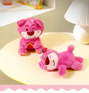 Teddybär plüsch-spielzeug erdbeere kaninchen kleines geschenk großhandel Schlüsselanhänger Anhänger