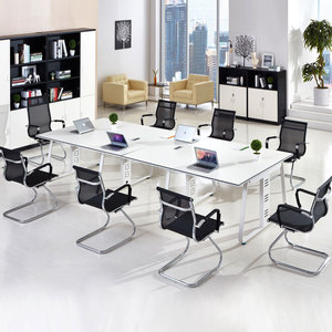 Hình Chữ Nhật Lớn Dài Di Chuyển Hội Nghị Bàn Họp Phòng Họp Bàn Văn Phòng Bàn Họp Bằng Gỗ Hiện Đại - Product Image 1