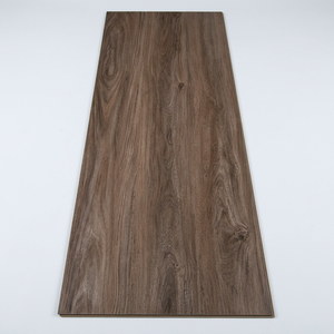 Planche de sol vinyle SPC rigide à clipser, motif chêne texturé, imperméable, moderne, rectangulaire, pour salon intérieur - Product Image 1