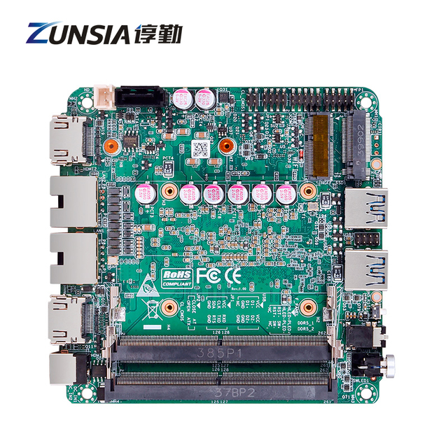 NUC Motherboard Intel 14th Gen Core Ultra 5 125H 125U Ultra 7 155H 155U 2*I226-V Lan 2*DDR5 Edge AI PC Industrial Motherboard