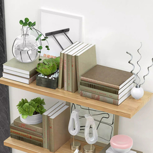 Supports d'étagère flottants <span class=keywords><strong>Support</strong></span> de panneau suspendu au mur pôle métal nickelage connecteur de planche de <span class=keywords><strong>bois</strong></span> <span class=keywords><strong>support</strong></span> de fixation en forme de T - Product Image 4