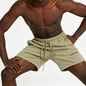 Shorts Homme Grande Taille Imprimé Motif Coupe Slim Décontracté Cordon de Serrage Taille Mi-Haute Collection Été SS23 Vente Directe Usine Prix Abordable - Product Image 6
