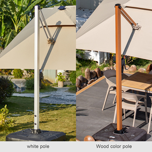 Parasol de terrasse solaire à LED - Ombrelle extérieure à ouverture automatique avec tissu résistant aux intempéries, idéal pour les cafés - Product Image 5