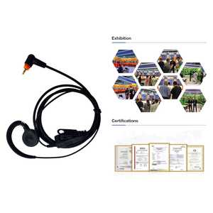 Covert Acoustic Tube Earpiece Headset P115-PM13-G5 with PTT <b>Mic</b> for Motorola SMP Walkie Talkie - Product Image 3