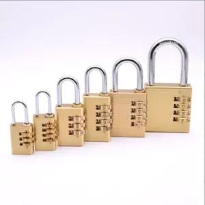 Factory OEM Candado KP213 Brass Combination Padlock Luggage Lock 21mm * 3 Digital Padlock