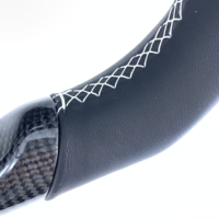Volant en cuir et fibre de carbone personnalisé pour Audi, accessoires intérieurs automobiles pour Audi A3 A4 A5 A6 A7 C7 B8 S4