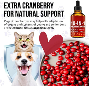 Бесплатные образцы мультивитаминных жидких капель для кошек 10 в 1, витамины и добавки для собак, чтобы помочь при аллергии и утисе для бедер и суставов - Product Image 5