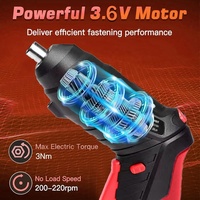 Nouveauté, vente directe d'usine, tournevis électrique miniature 3,6 V, portable, sans fil, batterie lithium-ion, USB