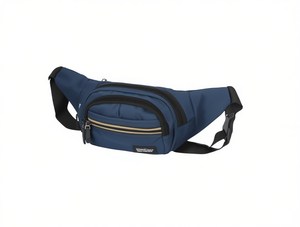 Borsa da petto da uomo con quattro tasche, chiusura con cerniera in nylon, uso quotidiano casual, per tutte le stagioni - Product Image 1