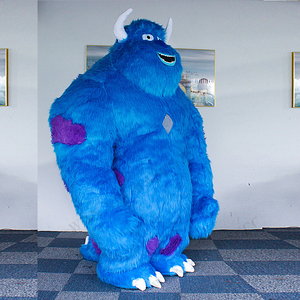 Costume da mascotte personalizzato costume da mascotte personaggio dei cartoni animati di alta qualità adulto gonfiabile <span class=keywords><strong>mostro</strong></span> <span class=keywords><strong>blu</strong></span> - Product Image 6