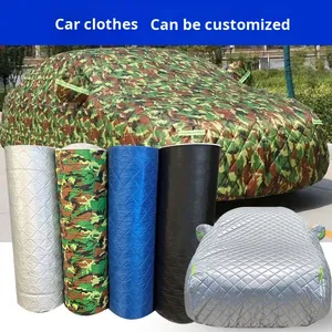 Tissu en polyester imperméable protégé de la neige en coton personnalisé en usine SUV Couverture de <span class=keywords><strong>voiture</strong></span> extérieure <span class=keywords><strong>Protection</strong></span> UV 4mil d'épaisseur - Product Image 5