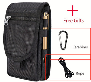 Pochette de ceinture robuste pour homme, grande pochette pour smartphone, support de téléphone portable tactique, pour la randonnée et le transport en gros - Product Image 2
