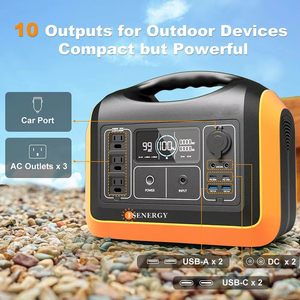 Centrale Électrique Portable 1000W avec Batterie LiFePO4, Générateur <span class=keywords><strong>Solaire</strong></span> 1200W MPPT, Système d'Énergie d'Urgence Extérieur, <span class=keywords><strong>Panneau</strong></span> <span class=keywords><strong>Solaire</strong></span> – Vente en Gros - Product Image 2