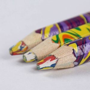 Jumbo Mixed Color Triangle <b>Wooden</b> Hb Lead Pencil for <b>Rainbow</b> Painting and Drawing Bv-Ph049 With Custom Logo - Product Image 2