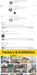 Pour <span class=keywords><strong>Focus</strong></span> MK3 MK2 <span class=keywords><strong>ST</strong></span> RS 2015 2016 2018 2019 Volant de sport en cuir en fibre de carbone Intérieur automobile - Product Image 5