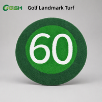 Tapis de marquage de distance de golf personnalisé en nylon 100% résistant aux UV et à l'eau pour le driving range et le parcours de golf