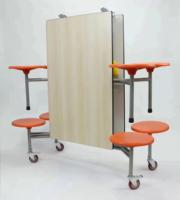 Table de cantine Table à manger pliante Table à manger extensible pour restaurant