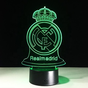 Câu Lạc Bộ Bóng Đá Logo Led 3D Đèn 7 màu sắc nhấp nháy đèn quà tặng cho người hâm mộ bóng đá 3D trẻ em ánh sáng ban đêm đèn 2025 quà tặng giáng sinh - Product Image 4